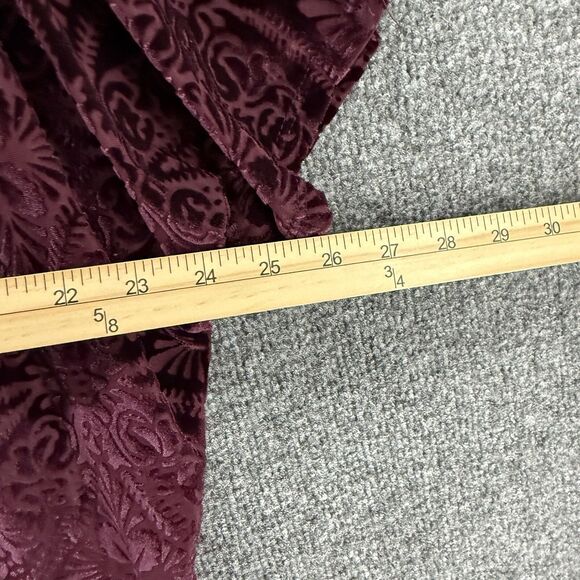 Womens Kimono Size L Purple Burnout Velvet Open Front Fairy Grunge Whimsigoth - Picture 8 of 9